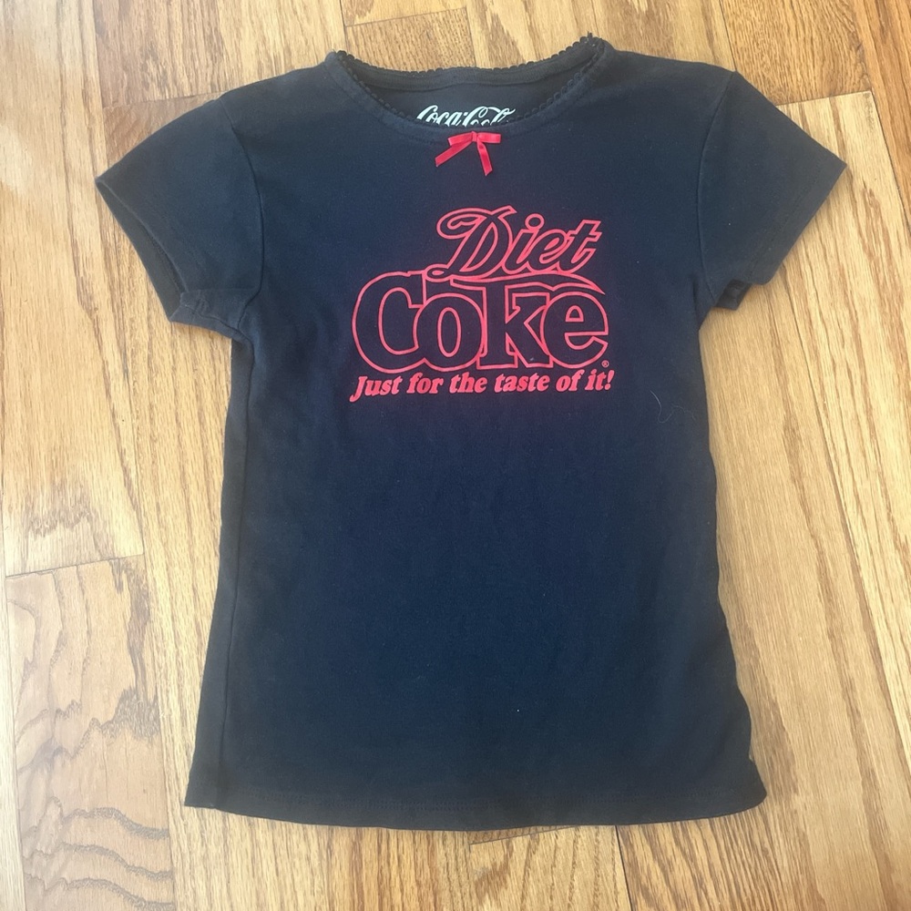 Black Diet Coke Baby Tee